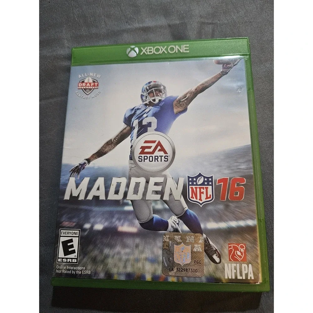 Madden NFL 16 Microsoft Xbox One EA Sports Football Video Game Odell Beckham Jr